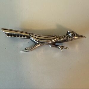 VTG Retired James Avery Sterling Silver Roadrunner Brooch